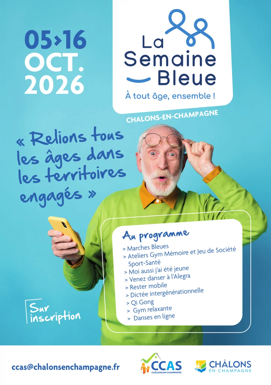 Découvrez la Semaine Bleue avec tout son programme organisé par le CCAS